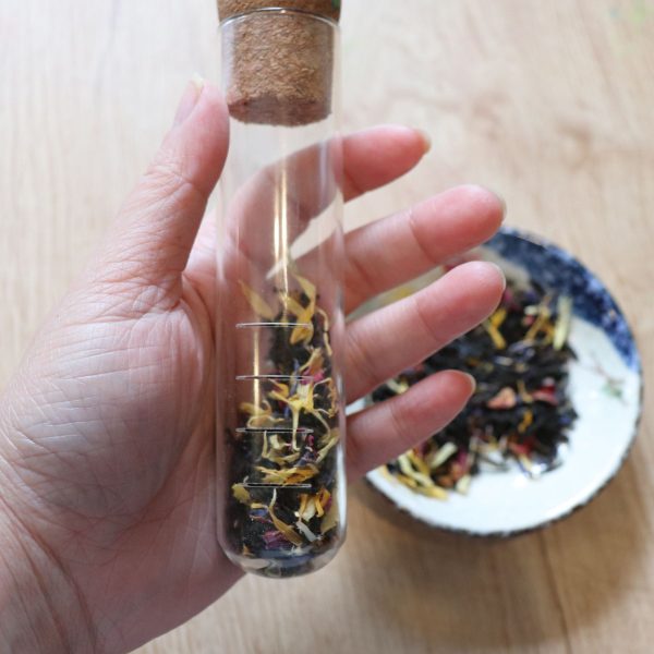 Glass Tea Infusion Tube with Cork Seal