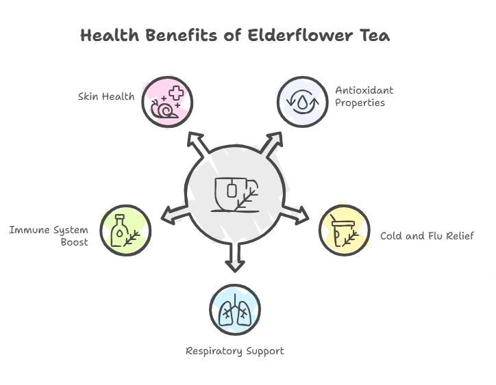 health benefits of elderflower